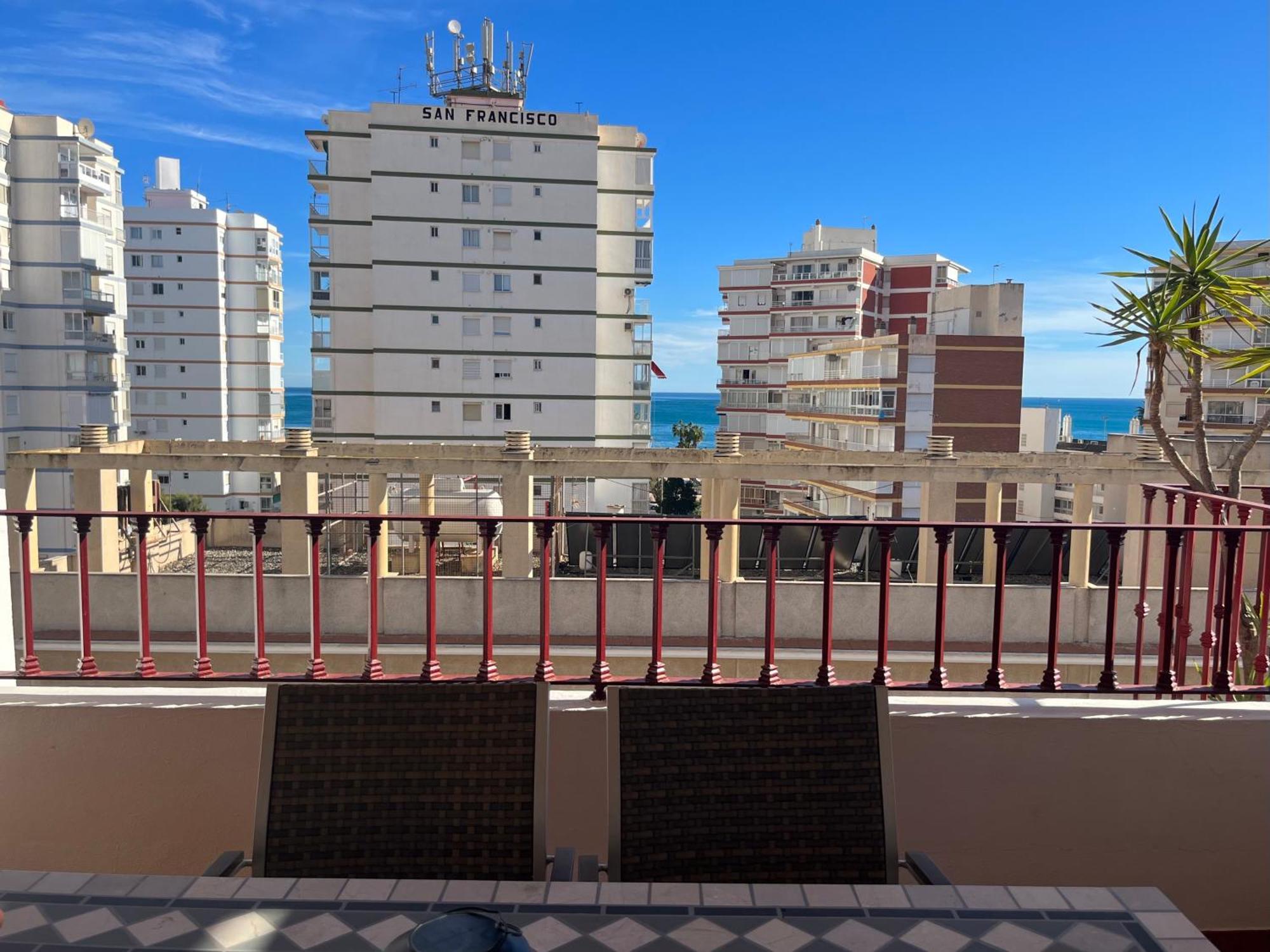 Ático con vistas al mar - Penthouse - private parking Apartamento Torre Del Mar Exterior foto