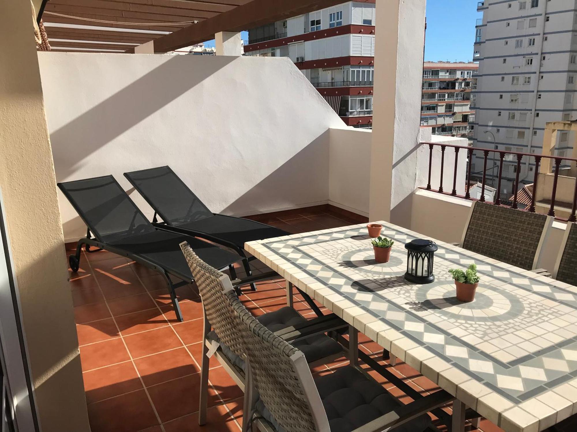 Ático con vistas al mar - Penthouse - private parking Apartamento Torre Del Mar Exterior foto